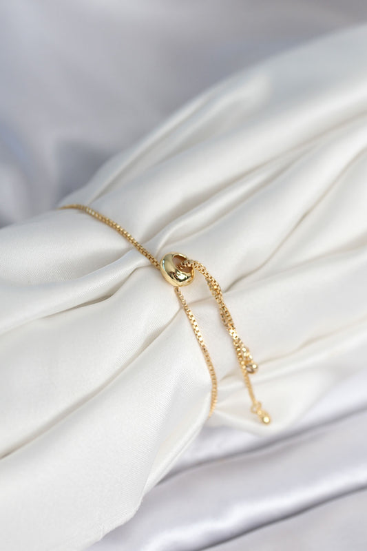 BB8013 - Yıldız Model Asansörlü Gold Renk Kadın Bileklik