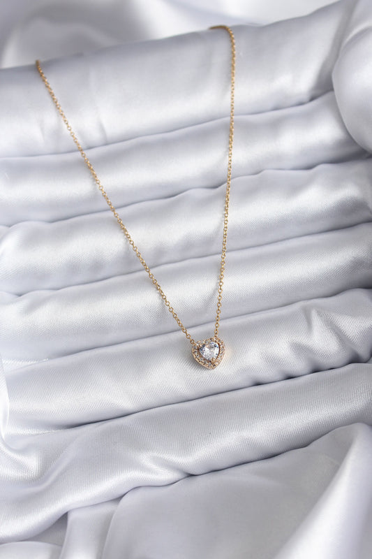 BKO7820 - 316L Çelik Zincir Gold Renk Charm Kadın Kolye