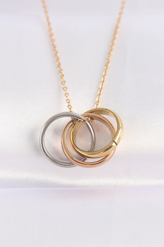 BKO8668 - 316L Çelik Zincir Çoklu Renk Model Kolye