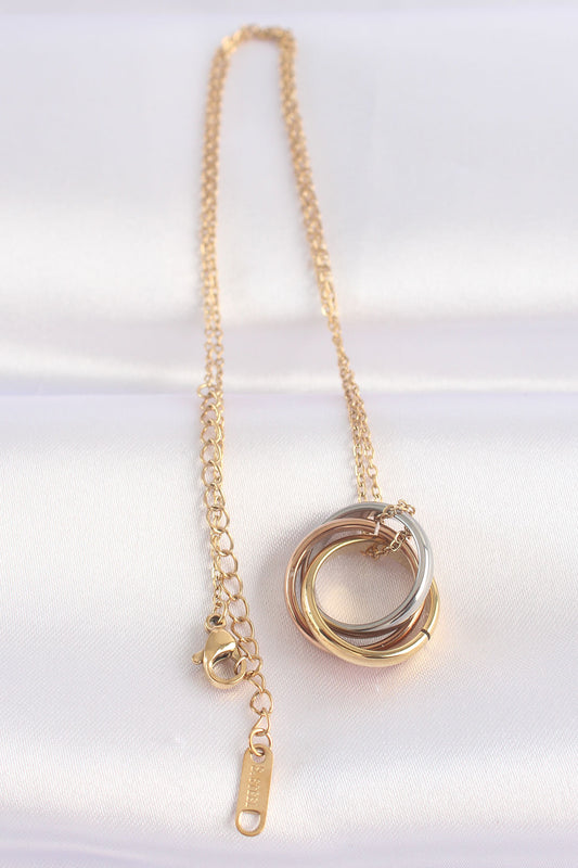 BKO8668 - 316L Çelik Zincir Çoklu Renk Model Kolye