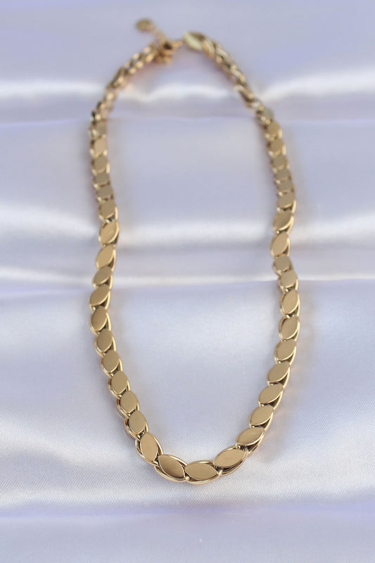 BKO8748 - 316L Çelik Gold Renk Arpa Model Kolye