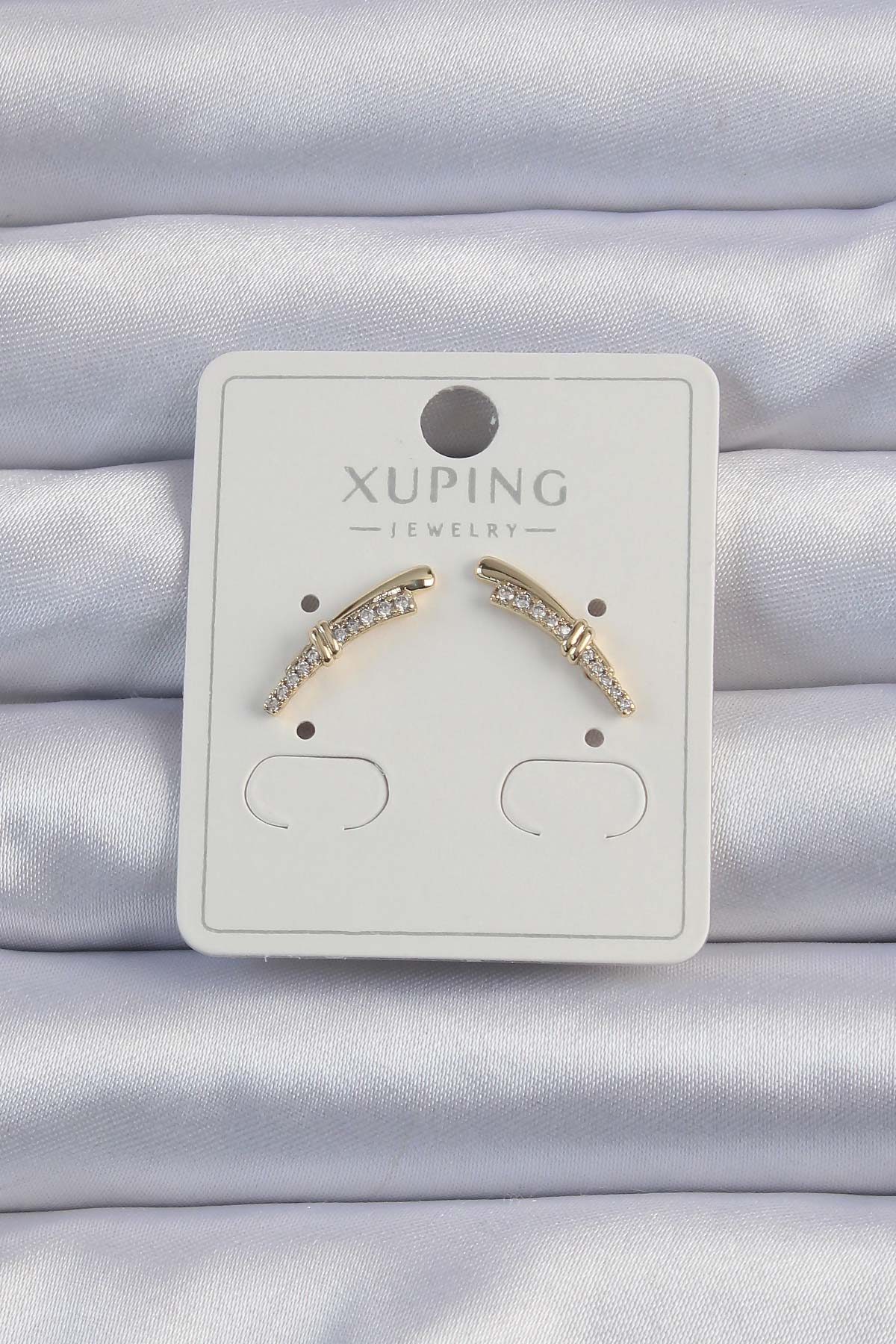 Xuping Gold Renk Zirkon Taşlı Küpe - BKP9376