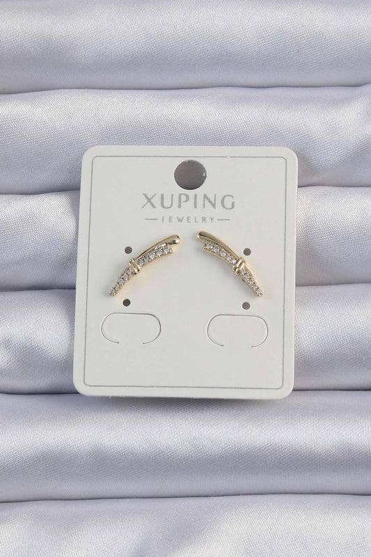 Xuping Gold Renk Zirkon Taşlı Küpe - BKP9376
