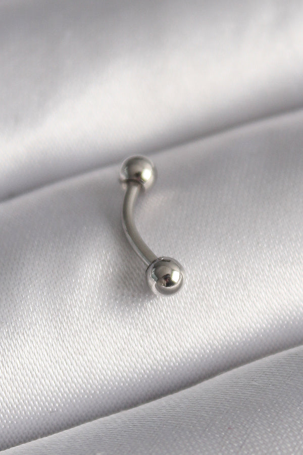 PR1363 - 316L Çelik Gümüş Renk Topçuk Model Piercing