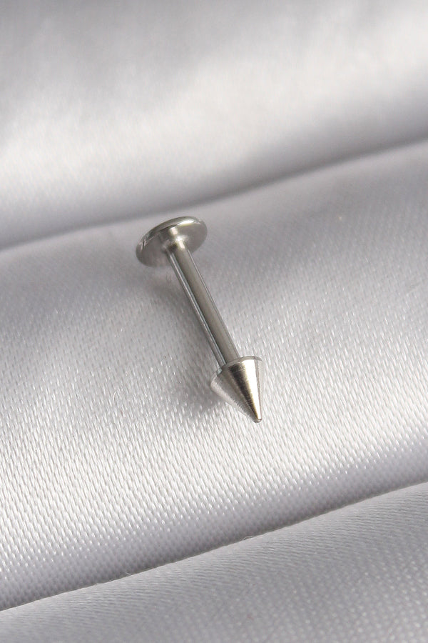 PR1373 - 316L Çelik Gümüş Renk Çivi Model Piercing