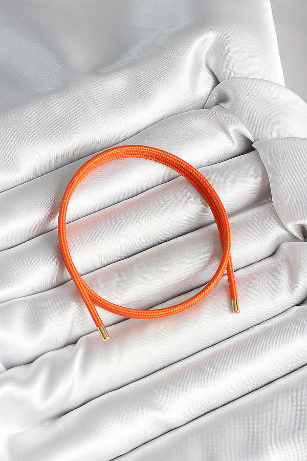 BB6977 - Mıknatıslı Turuncu Renk Sarmal Kadın Bileklik