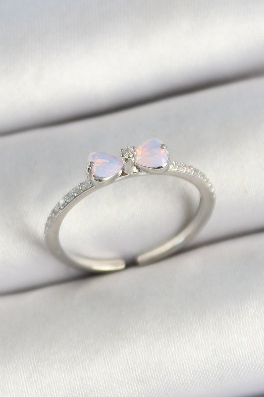 BYK3773 - Pirinç Fiyonk Figürlü Zirkon Taşlı Gold Renk Ayarlanabilir Kadın Yüzük