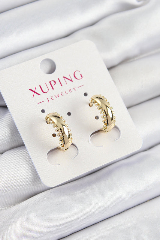 Xuping Çit Halka Model Gold Renk Kadın Küpe - BKP10841