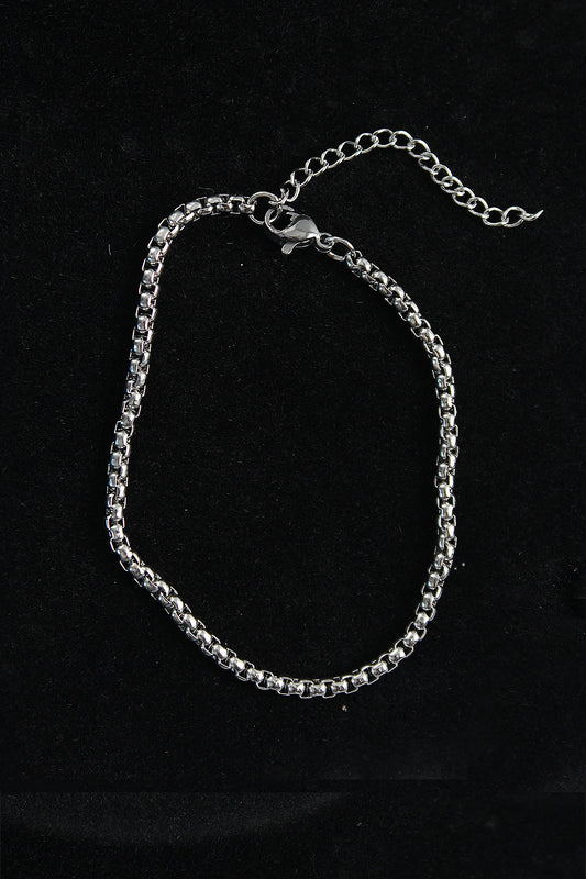 EB3744 - 316L Çelik Örgü Model Gümüş Renk Erkek Bileklik