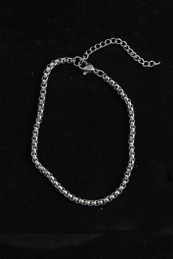 EB3744 - 316L Çelik Örgü Model Gümüş Renk Erkek Bileklik