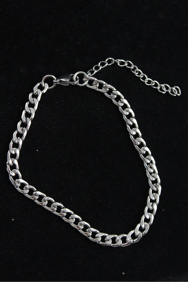 EB3747 - 316L Çelik Klasik Model Gümüş Renk Erkek Bileklik