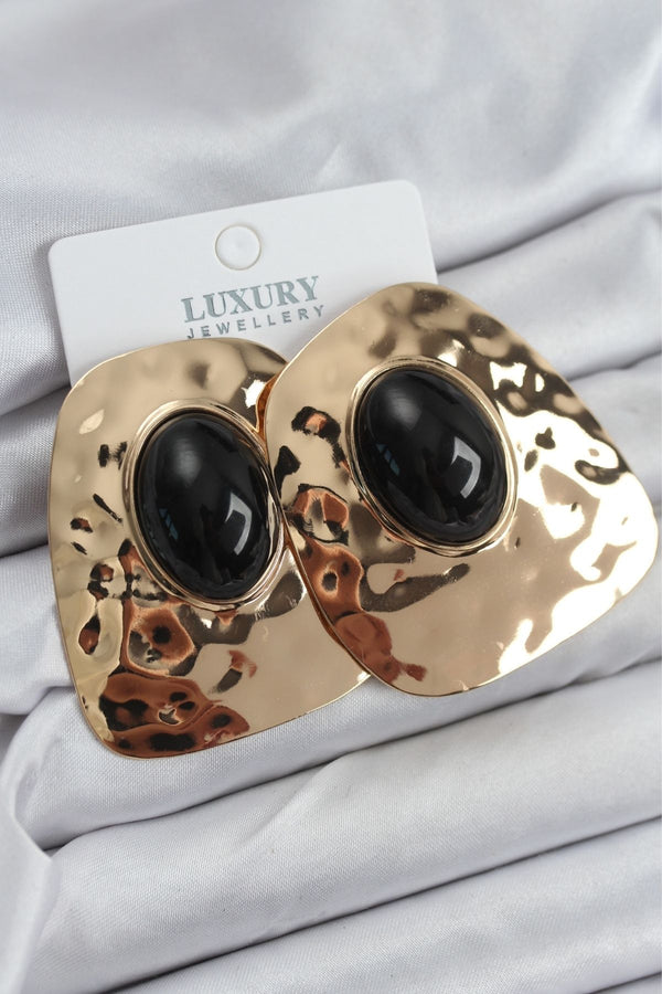 BKP11223 - Pirinç Gold Renk Vintage Kadın Küpe