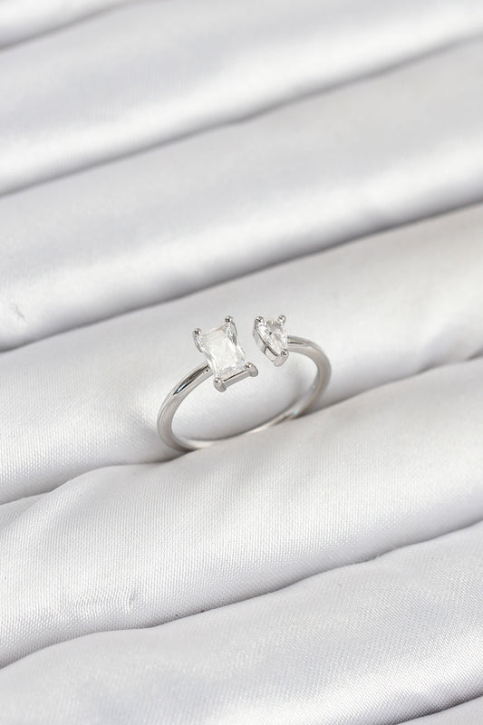 BYK3883 - Pirinç Gold Renk Zirkon Taşlı Kadın Yüzük