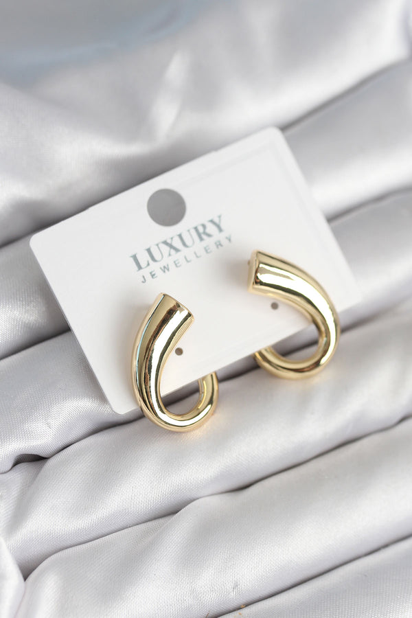 BKP11313 - Vintage Model Gold Renk Kadın Küpe