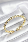 BB8016 - Zincir Model Gold Renk Pirinç Kadın Bileklik
