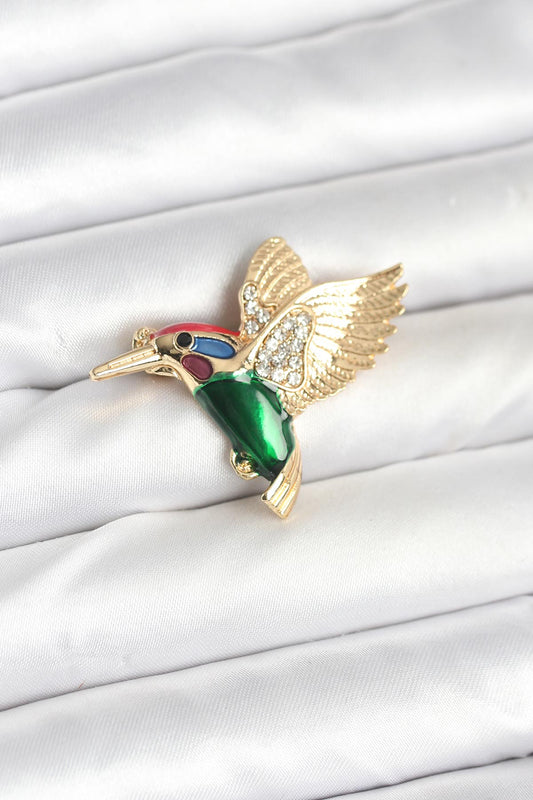 BR459 - Sinek Kuşu Model Broş