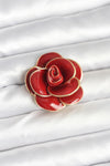 BR471 - Kırmızı Gül Model Broş