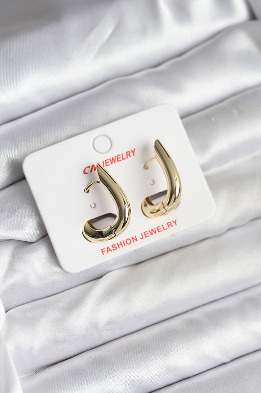 BKP11424 - 14K Gold Renk Kaplama CM Kadın Küpe