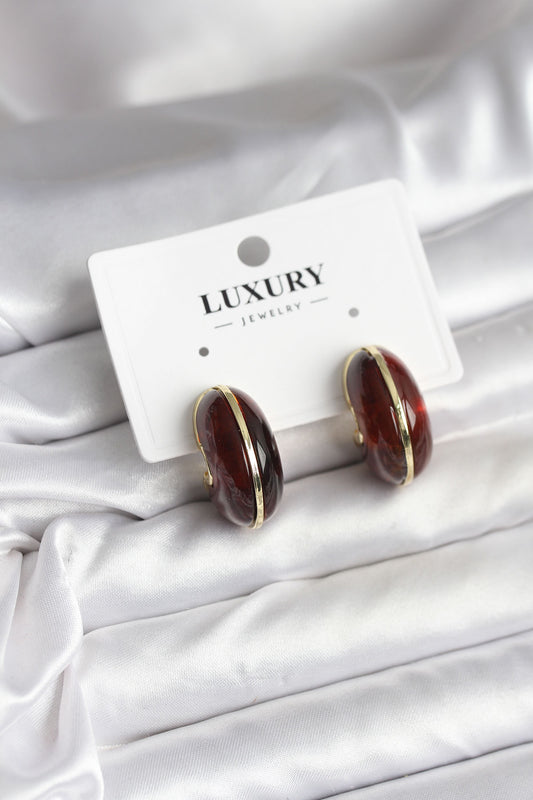 BKP11432 - Pirinç Vintage Kadın Küpe